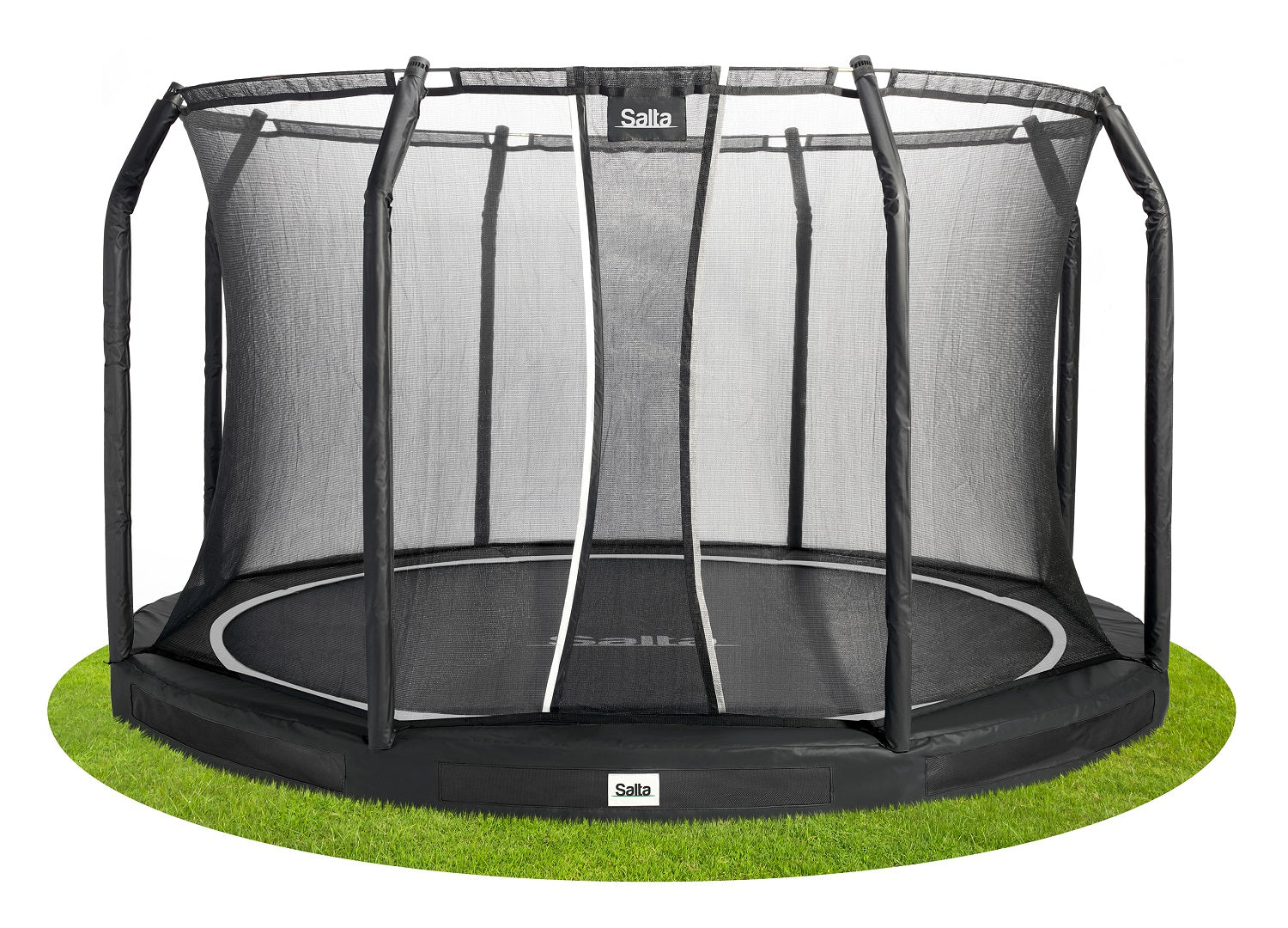 Salta Premium Ground Trampoline met Veiligheidsnet - 366 cm - Zwart