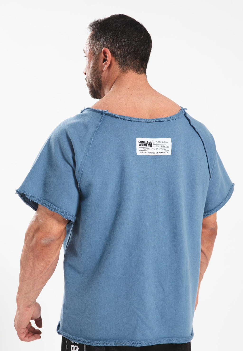 Gorilla Wear Classic Work Out Top - Coronet Bleu