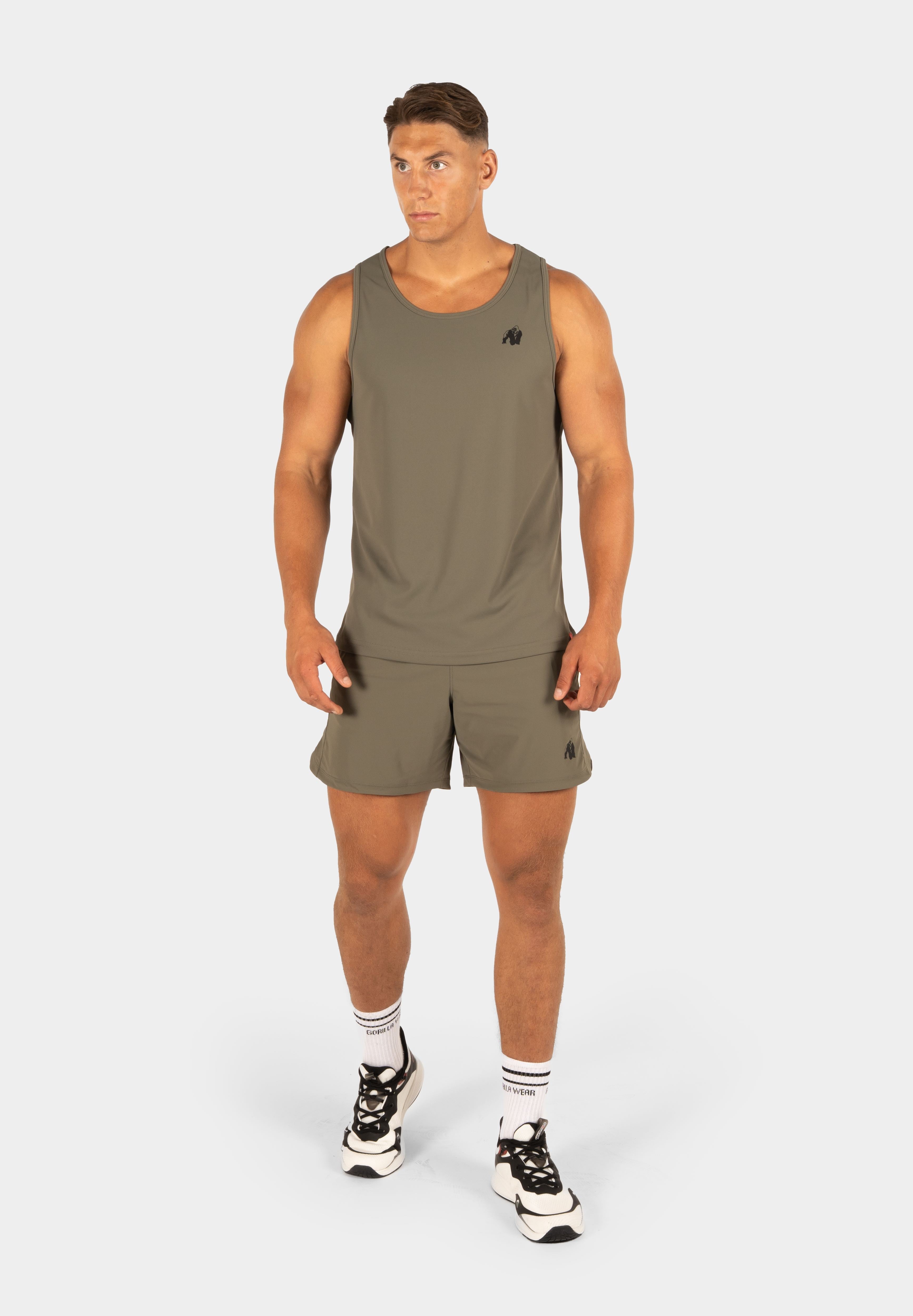 Gorilla Wear Colton Korte Broek - Legergroen
