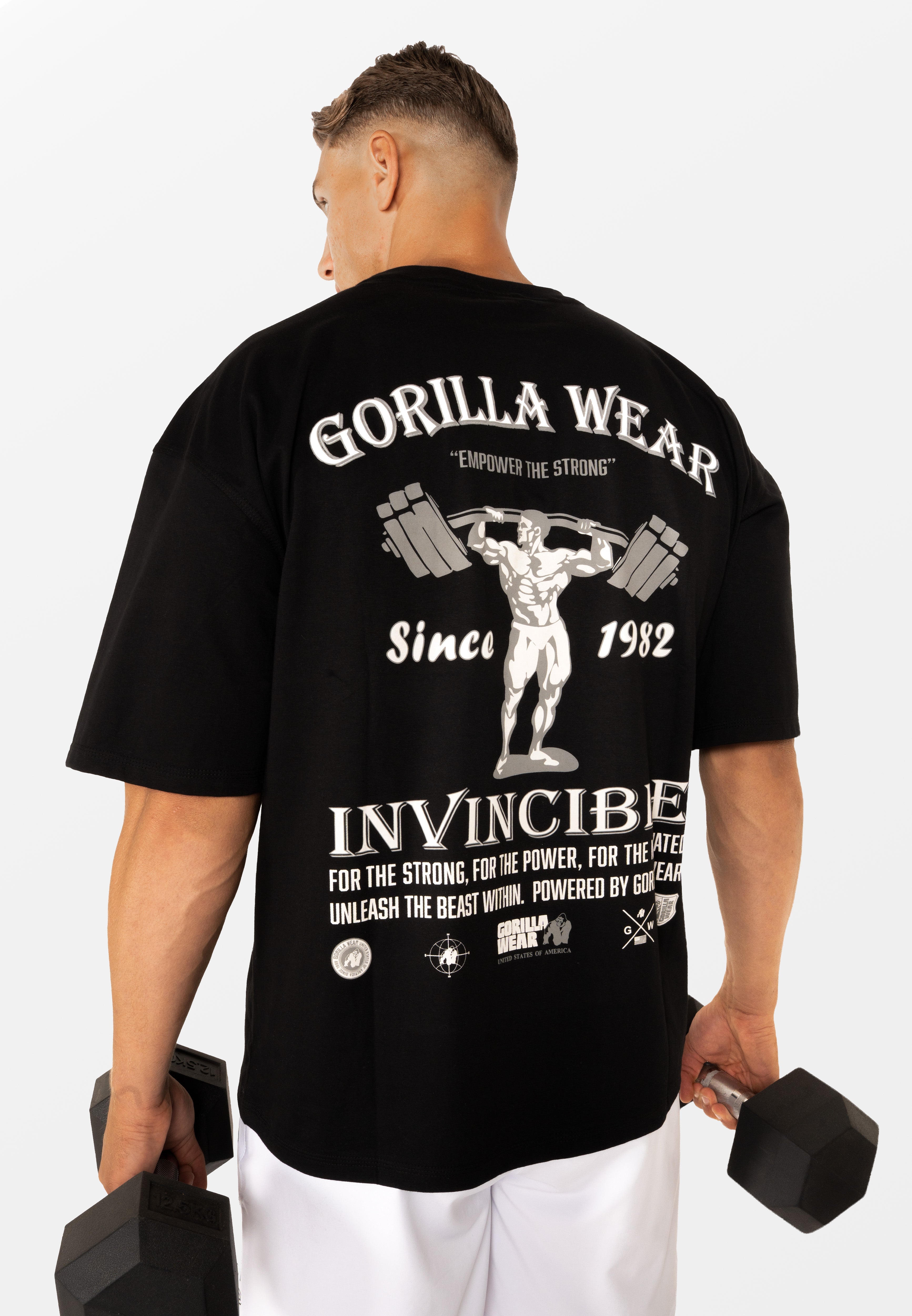 Gorilla Wear Kingston Oversized T-shirt - Noir