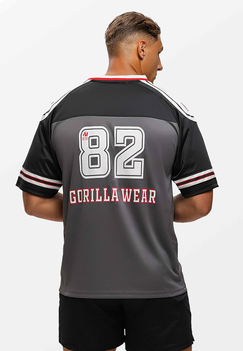 Gorilla Wear Tyler Football Jersey - Noir/Blanc