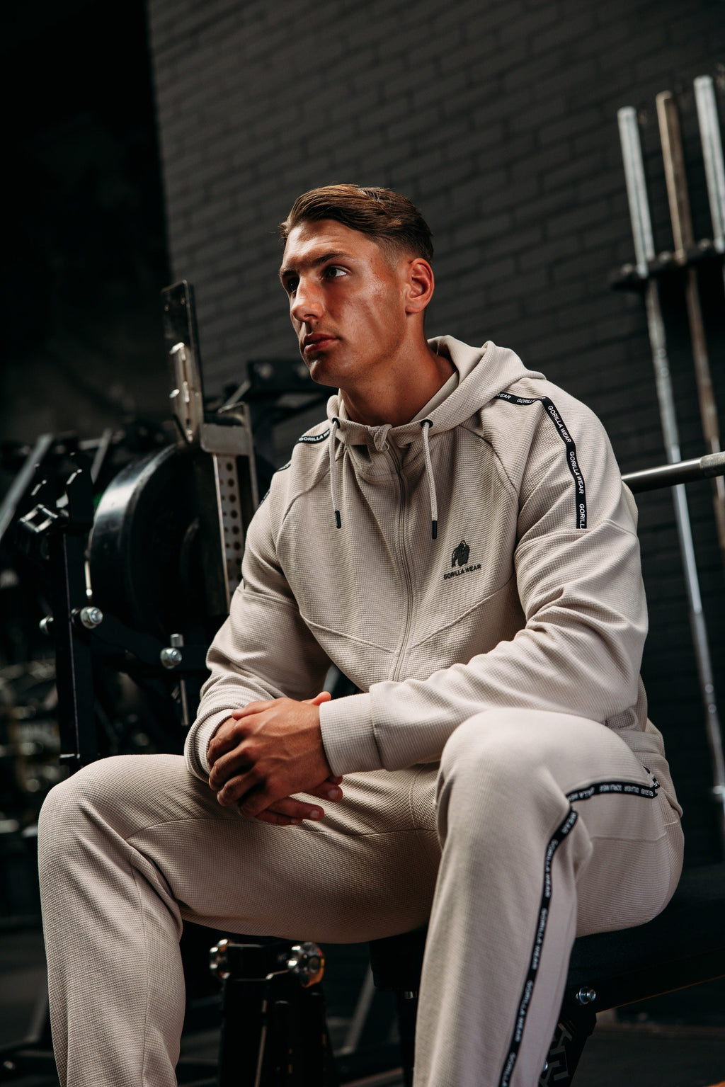 Gorilla Wear Harvey Trainingsjas - Beige