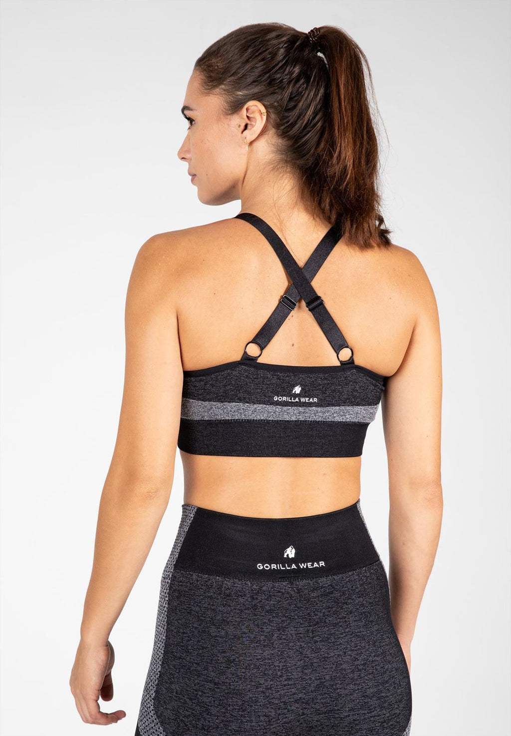 Gorilla Wear Selah Seamless Sports Bra - Noir