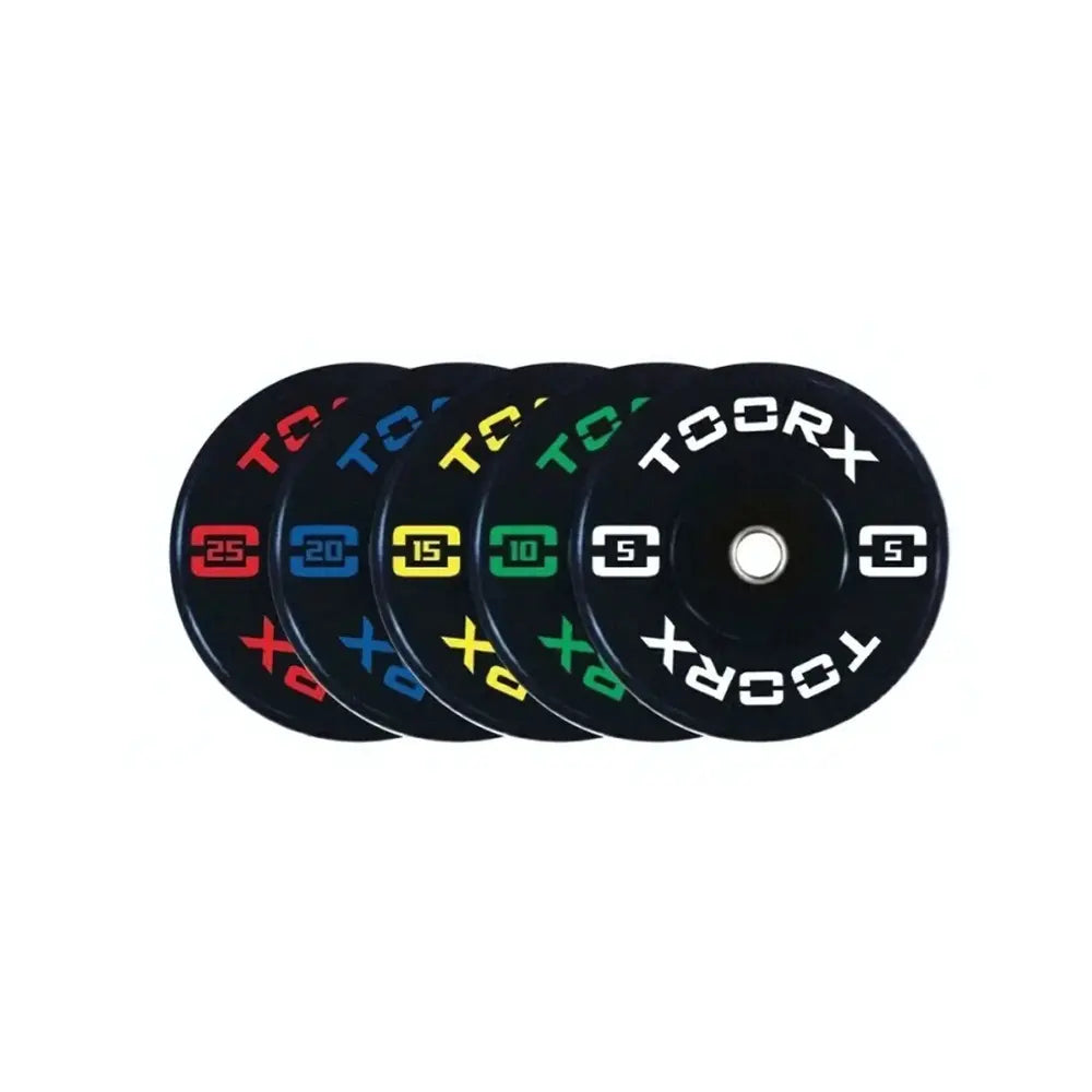 Toorx Fitness Bumper Plate - Plaque de poids olympique - 10 kg
