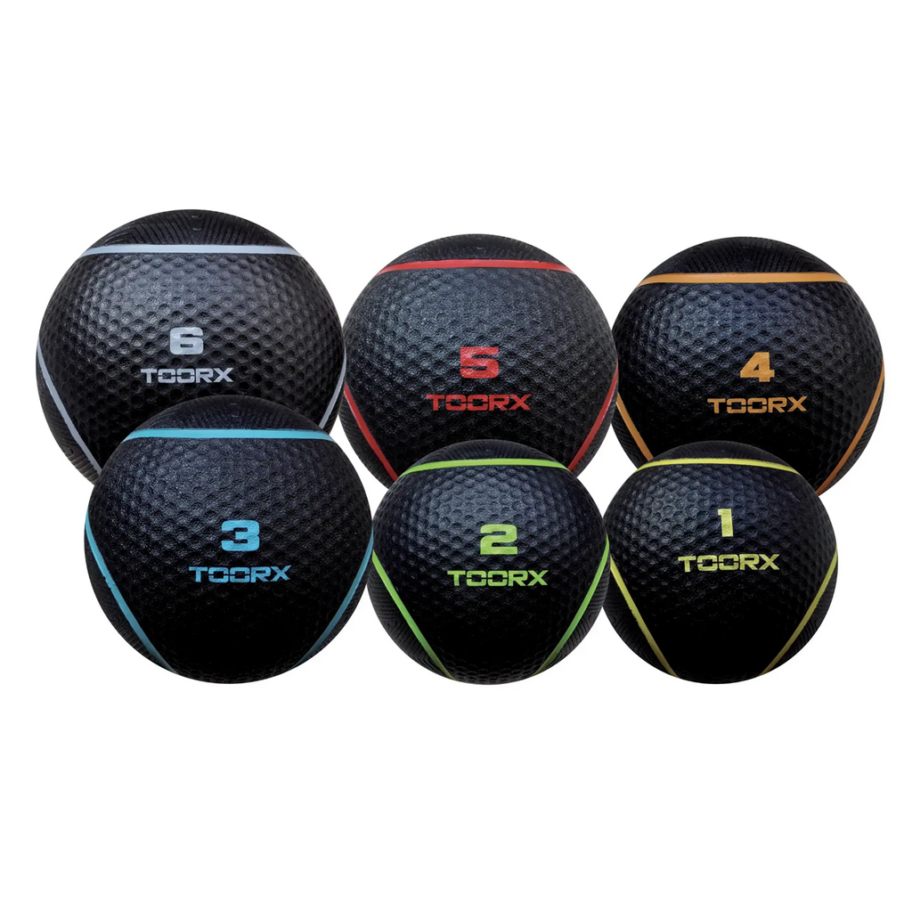 Toorx Fitness Medicine Ball - Zwart/Rood - 5 kg