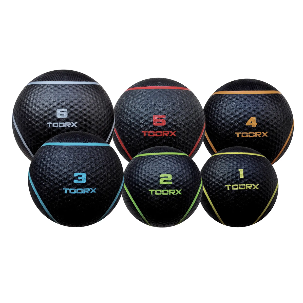 Toorx Fitness Medicine Ball - Zwart/Rood - 5 kg
