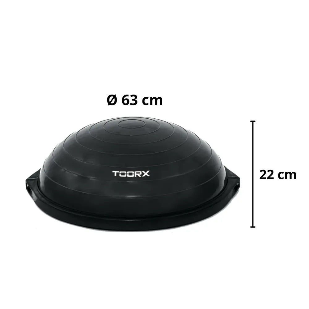 Toorx Fitness Gym Ball Evo - Entra&icirc;neur d'&eacute;quilibre - 63 cm