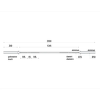 Toorx Professional Barre Olympique BO-TEC200 Cross Technique - 200 cm