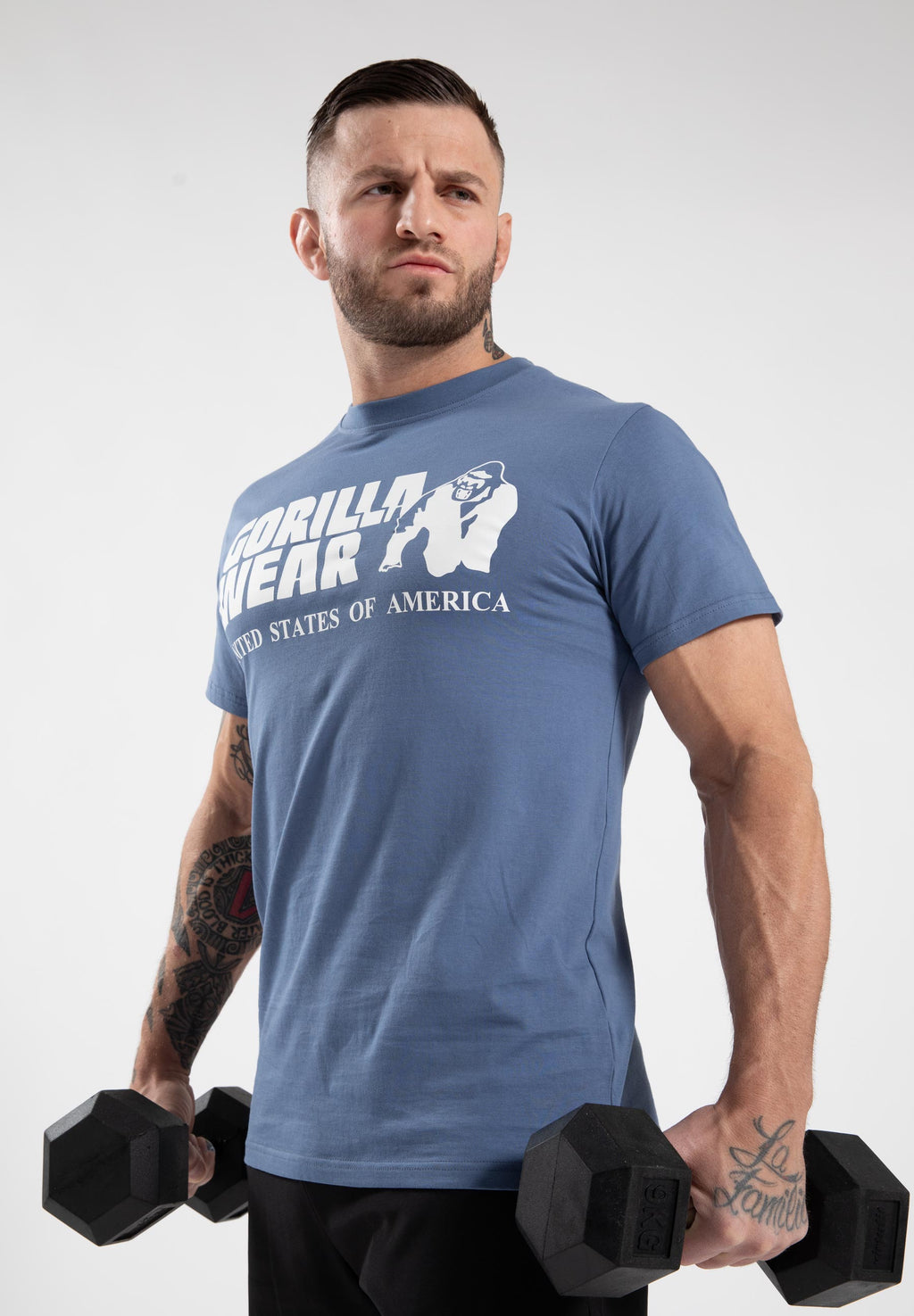Gorilla Wear Classic T-shirt - Coronet Bleu