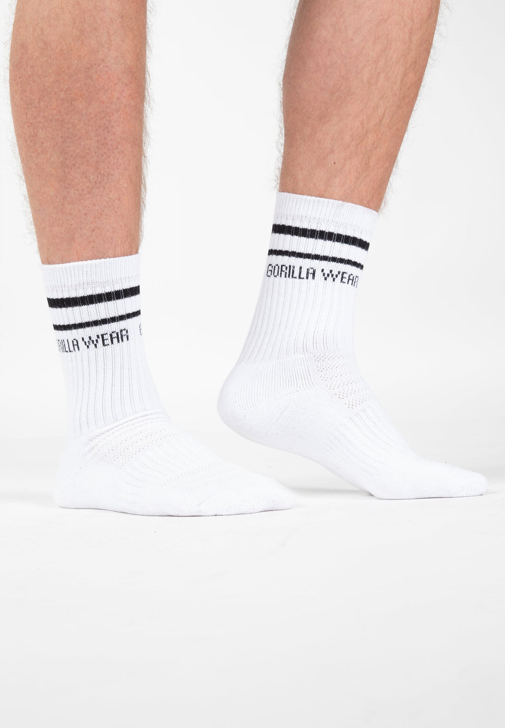 Gorilla Wear Crew Sokken 1-Pack - Wit