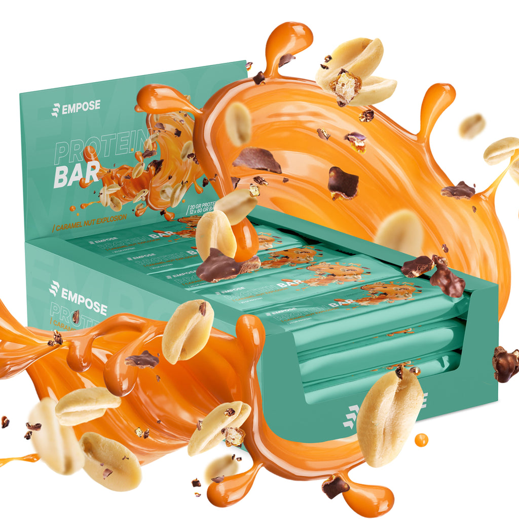 Empose Nutrition Protein Bar - Caramel Nut Explosion - 12 x 60 gr