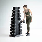 Lifemaxx Ronde PU Dumbbell Set - 2 x 12 kg