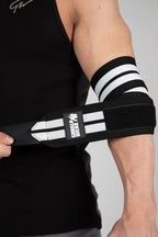 Gorilla Wear Bandages pour coudes - Noir/Blanc