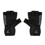 Reeva Gants de Fitness avec Wrist Wraps - Noir