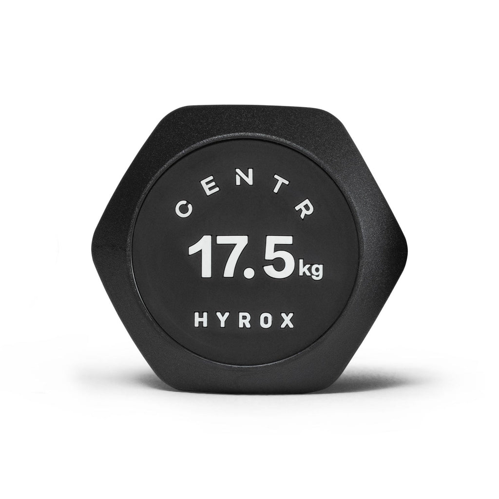 Centr x HYROX Haltère Hexagonale en Uréthane - 17,5 kg