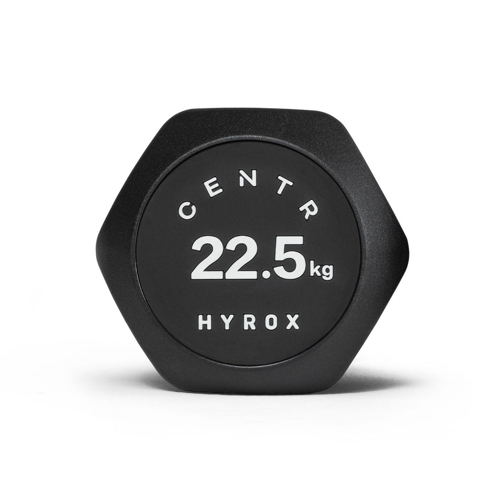 Centr x HYROX Haltère Hexagonale en Uréthane - 22,5 kg