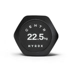 Centr x HYROX Haltère Hexagonale en Uréthane - 22,5 kg