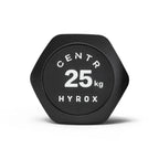 Centr x HYROX Haltère Hexagonale en Uréthane - 25 kg