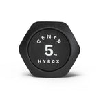 Centr x HYROX Haltère Hexagonale en Uréthane - 5 kg