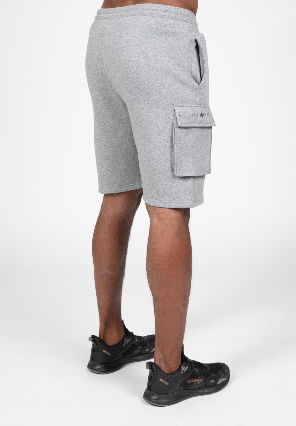 Gorilla Wear Hudson Cargo Short de Survêtement - Gris m&eacute;lang&eacute;