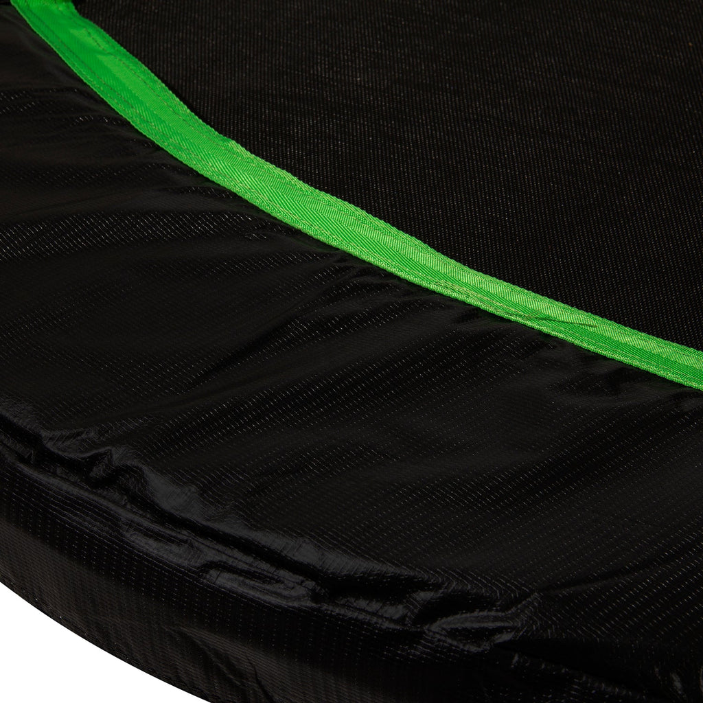 VirtuFit Trampoline Beschermrand - Zwart / Groen - 366 cm - Tweedekans