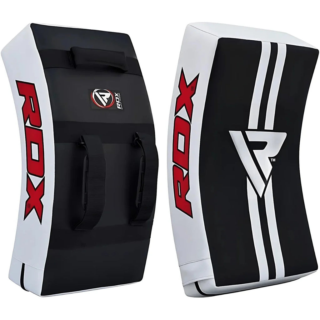 RDX Sports T1 Coussin de Frappe Incurvé - Blanc