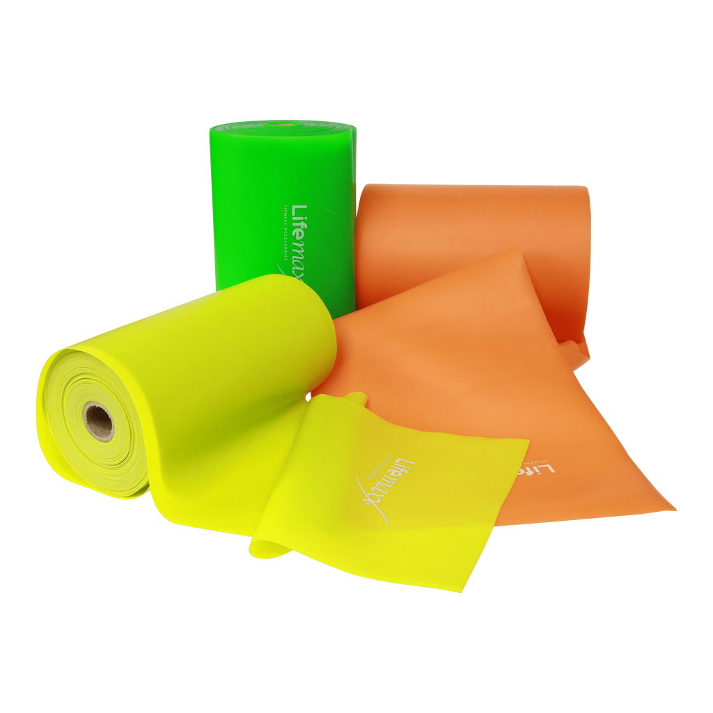 Lifemaxx Flex Band - Sterk - 12 meter - Oranje