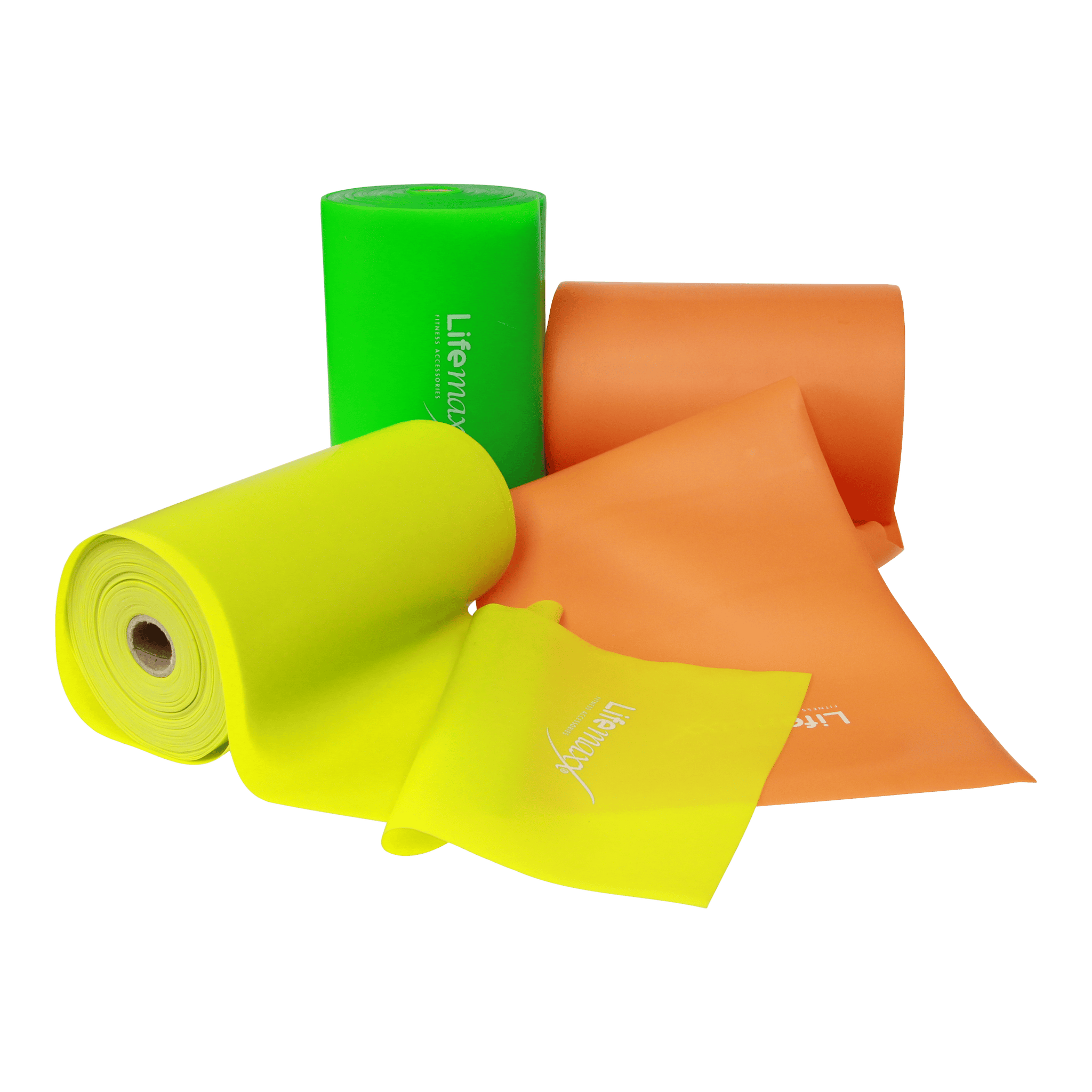 Lifemaxx Flex Band - Sterk - 12 meter - Oranje