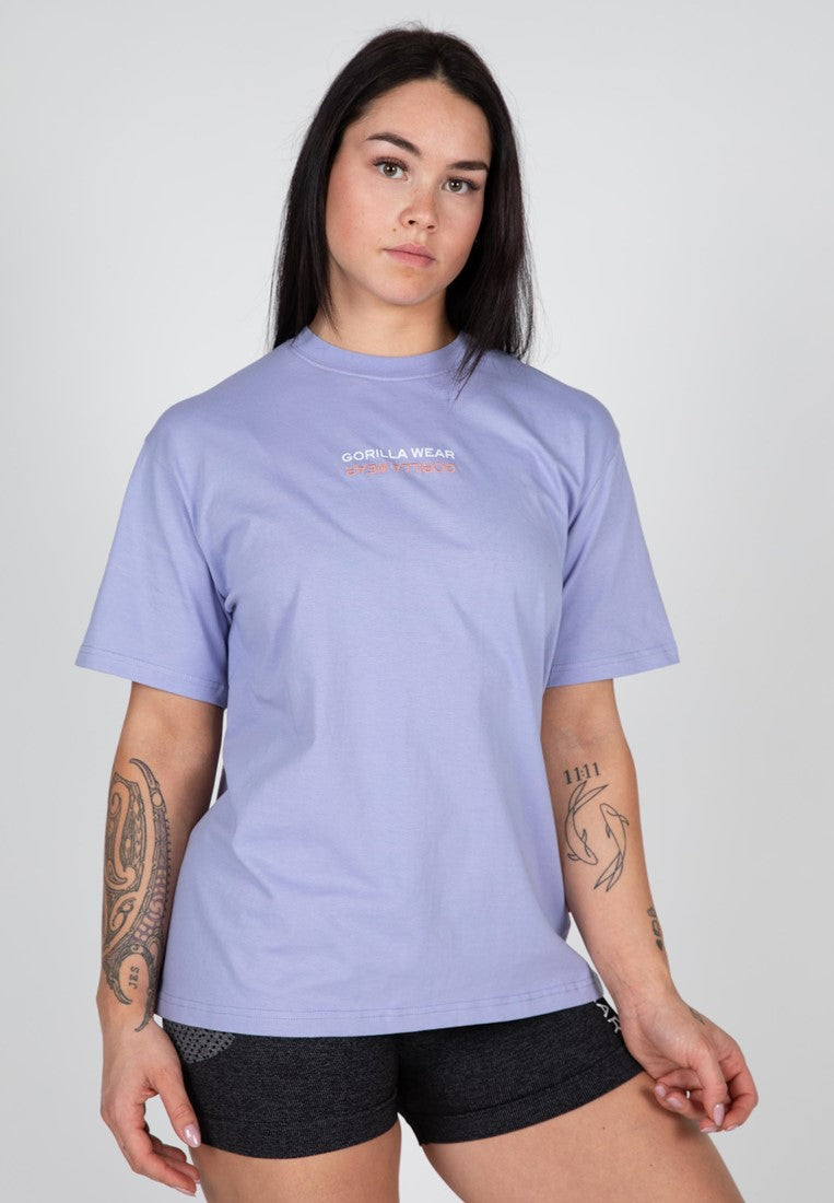 Gorilla Wear Medina T-shirt Oversize - Lilas