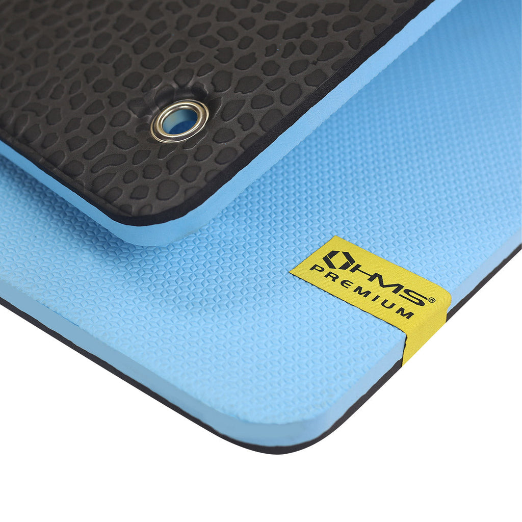 HMS Tapis de Fitness - Bleu clair/Noir - 20 mm