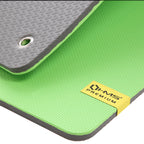 HMS Tapis de Fitness - Vert/Gris - 15 mm