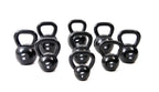 Muscle Power Gietijzeren Kettlebell - Zwart - 28 kg