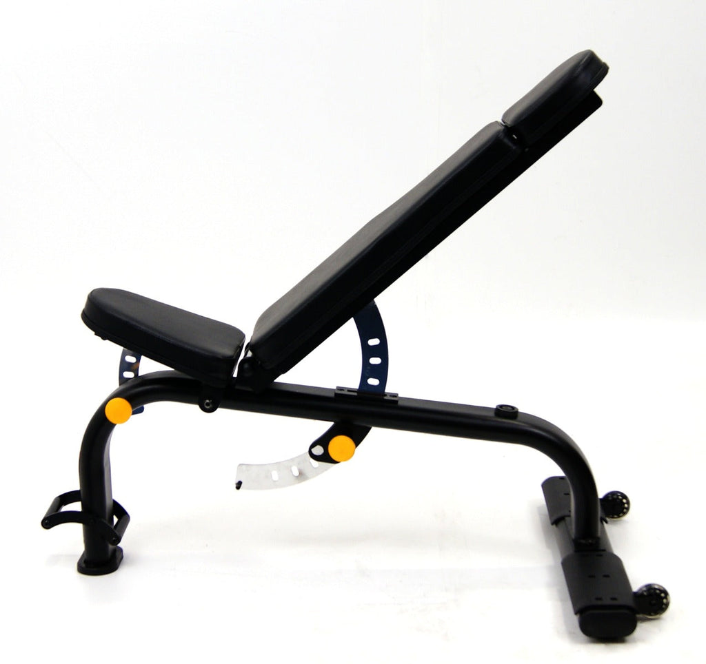 Muscle Power Banc d'entraînement réglable - Banc de musculation - Noir