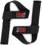 Gorilla Wear Non-Padded Lifting Straps - Noir