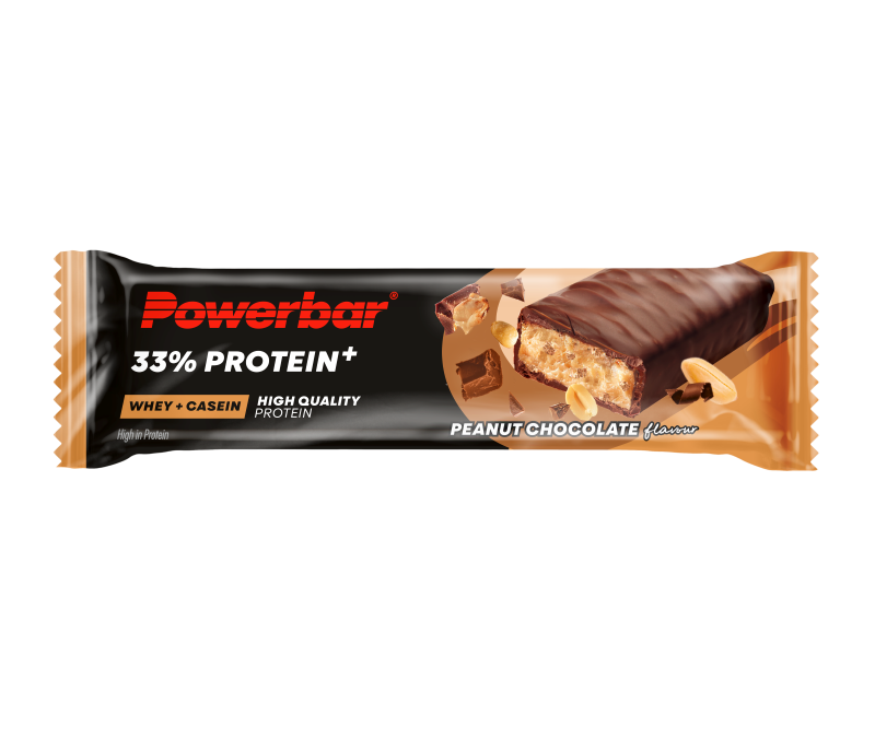 Powerbar 33% Protein+ Bar - 10 x 90 gr - Peanut Chocolate