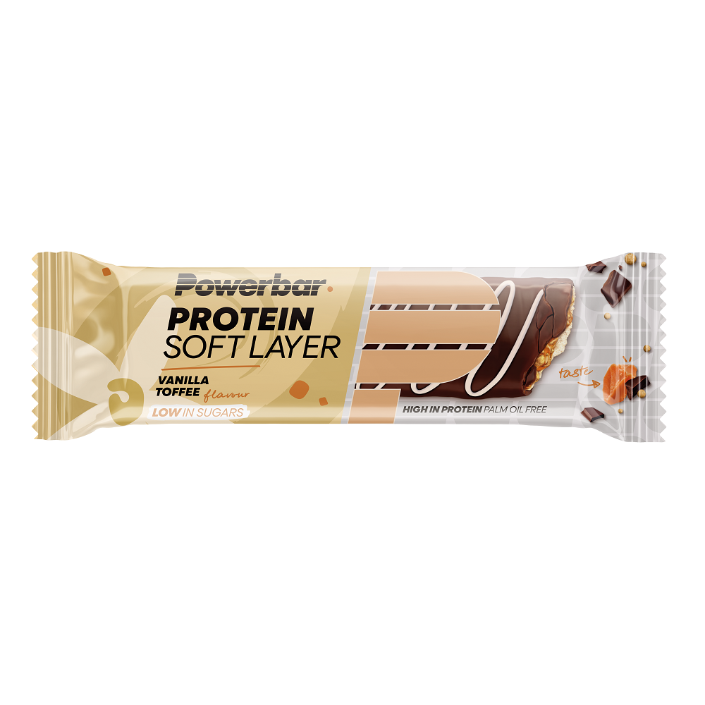 Powerbar Protein Bar Soft Layer - 12 x 40 gr - Vanille Toffee
