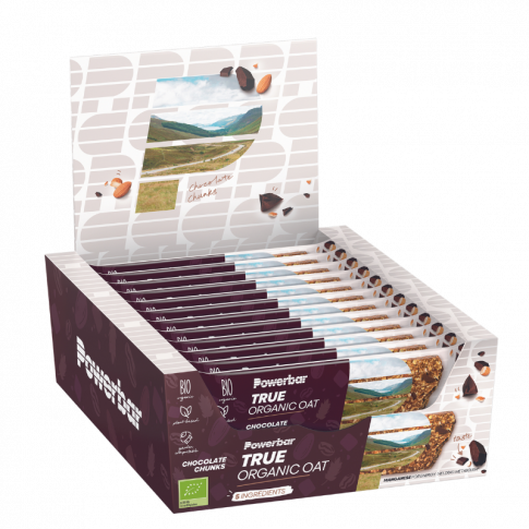 Powerbar True Organic Oat Bar - 18 x 40 gr - Chocolade Chunks