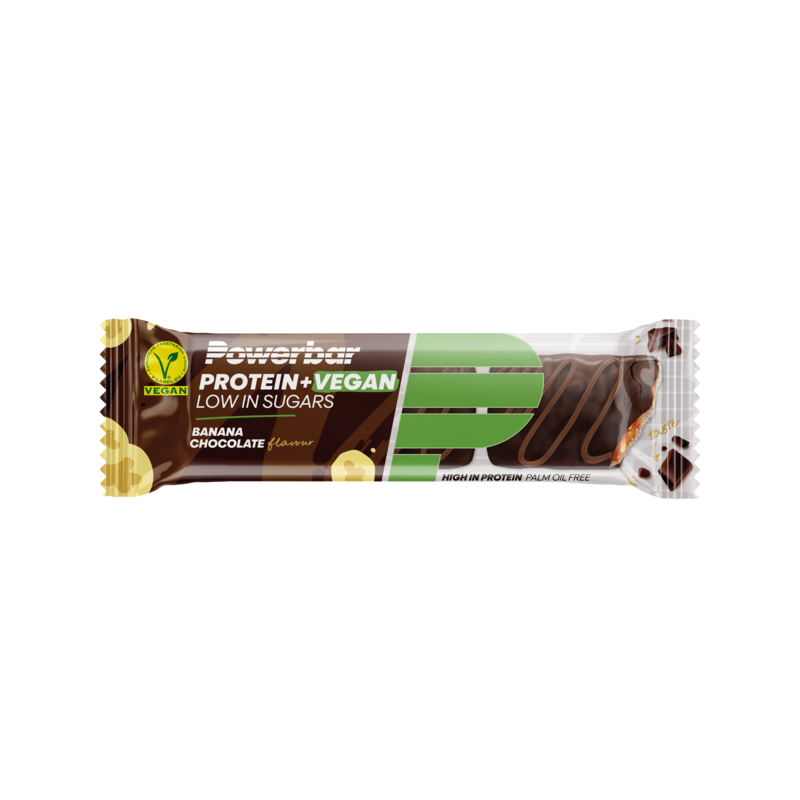 Powerbar Protein+ Bar Vegan - 12 x 2 x 21 gr - Banaan Chocolade
