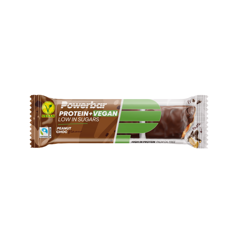 Powerbar Protein+ Bar Vegan - 12 x 2 x 21 gr - Pinda Chocolade