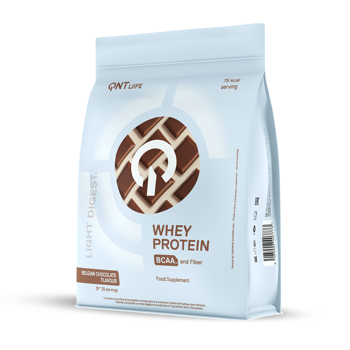 QNT Light Digest Whey Protein - Eiwit Poeder - 500 gram - Belgian Chocolate