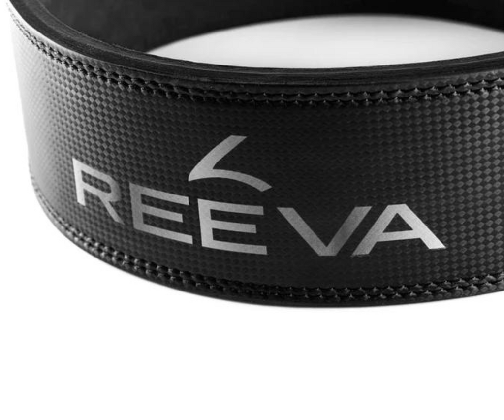 Reeva Ceinture de Levage en Cuir Carbone - Noir