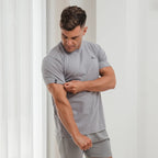 Reeva Premium Active Tee - T-shirt de Sport - Gris Clair