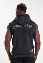 Gorilla Wear Silverdale Mouwloze Hoodie - Zwart
