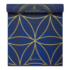 Gaiam Reversible Yoga Mat - 6 mm - Metallic Sun & Moon