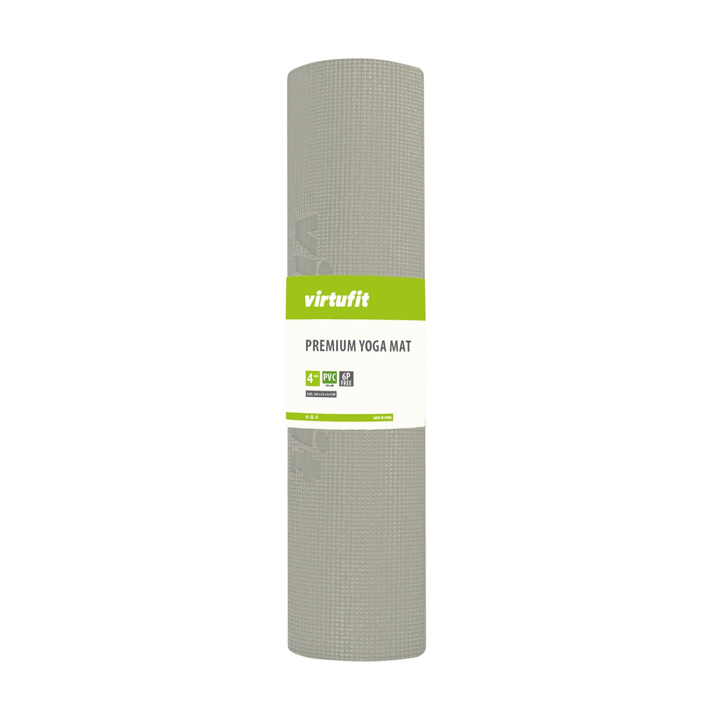 Tapis de yoga VirtuFit Premium - 183 x 61 x 0,4 cm - Gris naturel