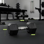 VirtuFit Hexa Dumbbell Set - 2 x 15 kg