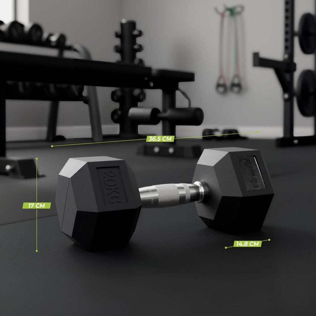 VirtuFit Hexa Dumbbell Pro Set - 2 x 20 kg