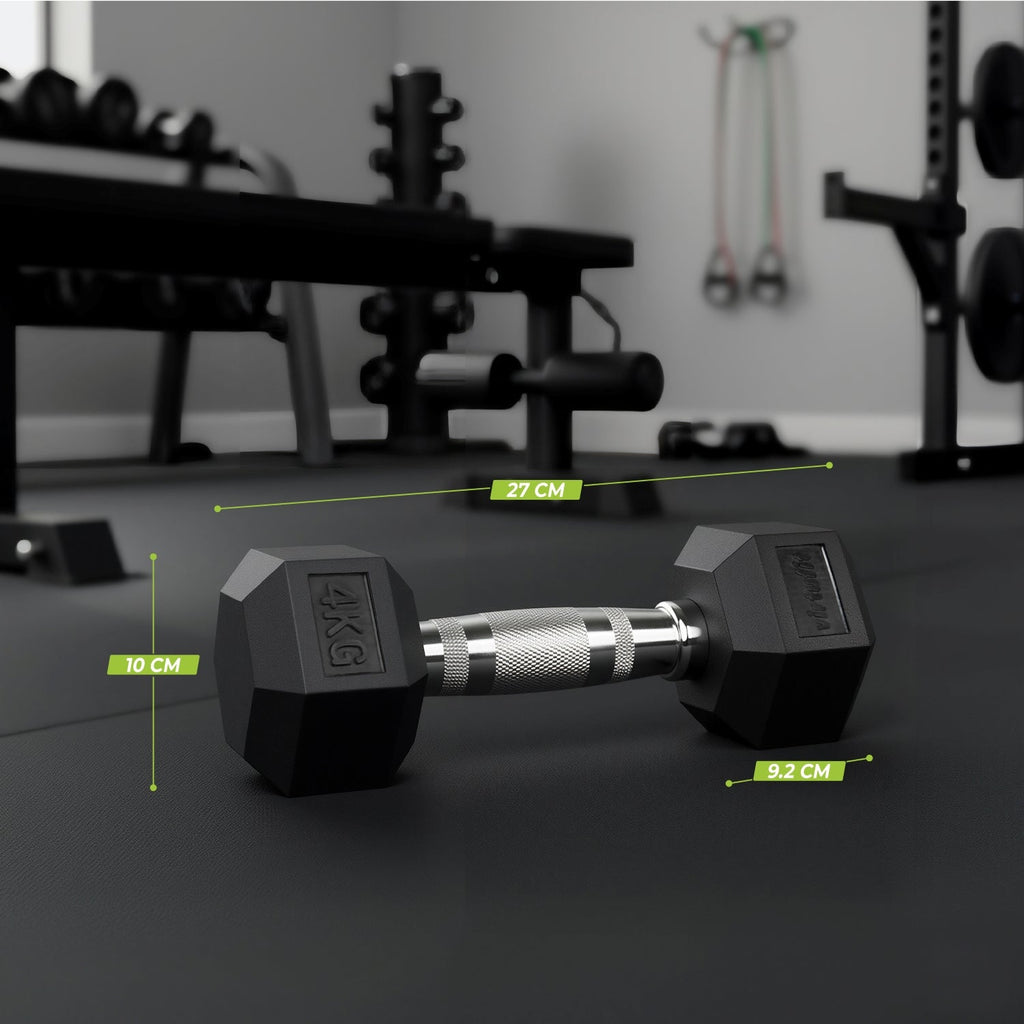VirtuFit Hexa Dumbbell Pro - 4 kg - Per Stuk
