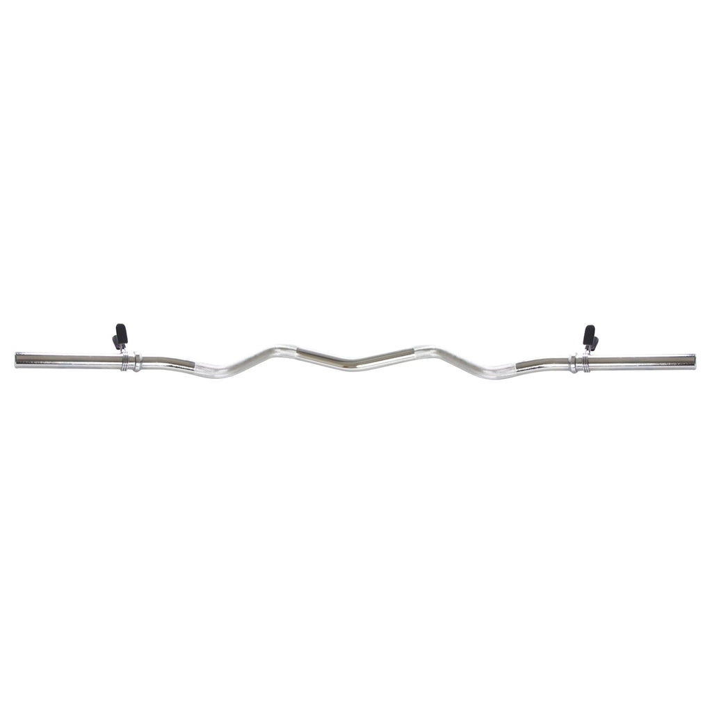 VirtuFit Rubberen Halterset - EZ Curlstang - Veerclip - 30 mm - 25 kg