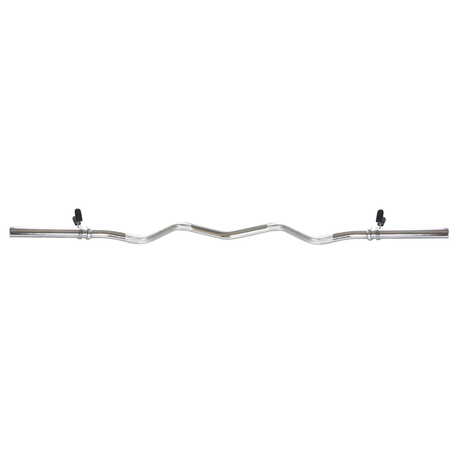 VirtuFit Rubberen Halterset - EZ Curlstang - Veerclip - 30 mm - 43 kg
